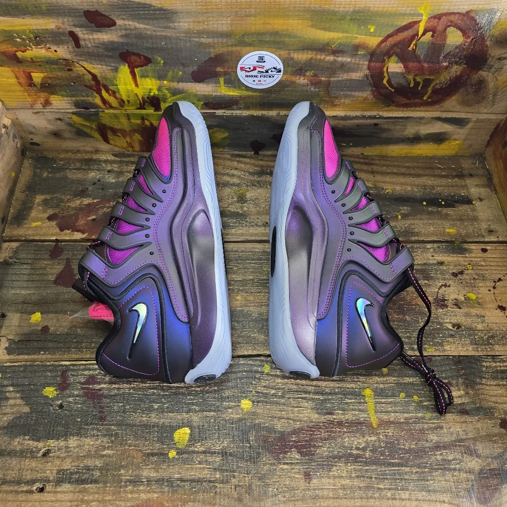 Nike KD18‎ Kevin Durant Basketball Shoes Purple Pink Black Men's | Size 10.5 New - Picture 5 of 8